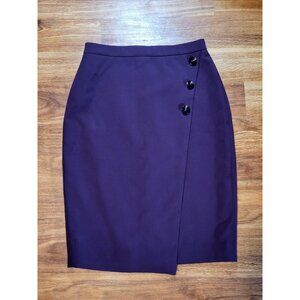 Ann Taylor Plum Purple Size 2 Pencil Skirt